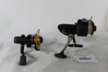 Two open face spinning reels. One PENN 4200SS and one DAM quick 220N. Used.
