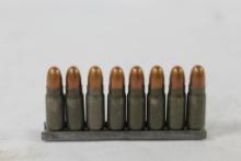 Two boxes of 7.62x25 on stripper clips, 80 rounds