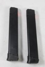 Two Glock .40 S&W 31rd mags