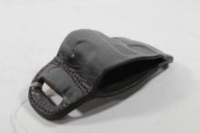 Tagua black leather right handed belt holster for small automatic. Used.