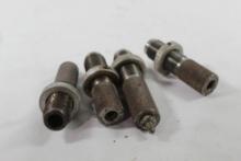 Four RCBS reloading dies for 30-06, no decapping/resizing pin. Used, rusty.