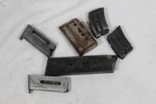 Small bag of miscellaneous small caliber magazines, Used.