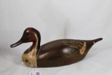 Wood duck decoy of a Pintail drake, by Tom Taber.