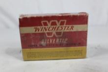 Vintage Winchester box of 375 H&H Mag SilverTip. Count 20.