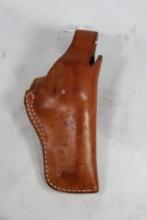 Tex Shoemaker Lt brown leather holster for N Frame. Used. Right handed.