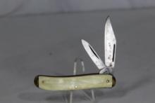 Colonial jack knife, cracked ice faux scales, vintage