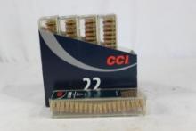 One Display rack of CCI 22 Short plated RN. Each in 100 count boxes. Total count 500.