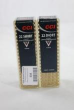 Two boxes of CCI 22 Short. Count 200.