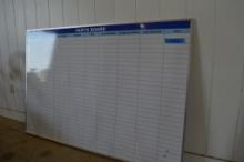 Dry Erase Parts Board