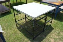 4' X 4' Metal Frame Table