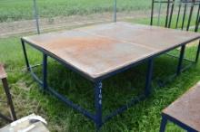 10' X 8' Steel Table