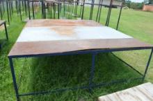 10' X 8' Steel Table