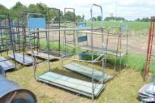 Wheeled Cart and 2 Shelf units