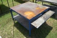 4' X 4' Metal Frame Table