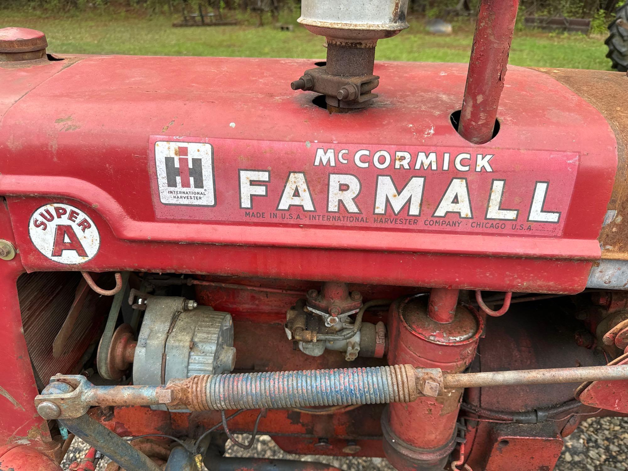 International Farmall Super A Tractor