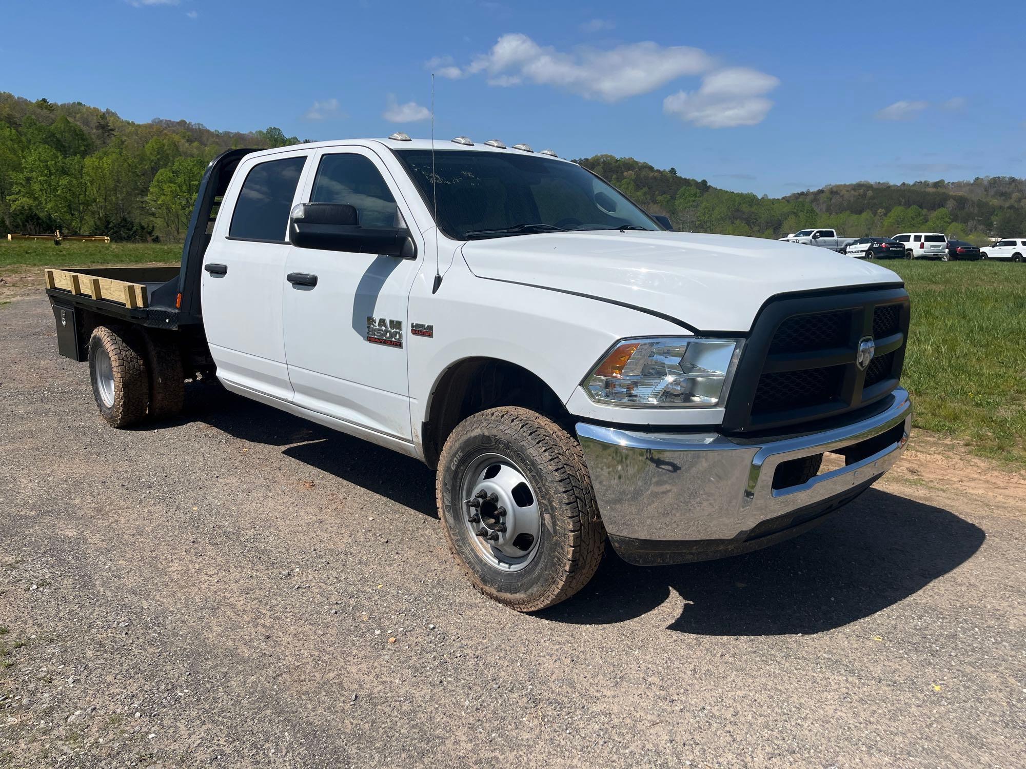 2018 Ram 3500 Chassis Pickup Truck, VIN # 3C7WRTCJXJG376260