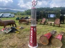 7ft Metal Texaco Pump