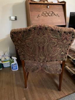 Vtg Upholstered Chair