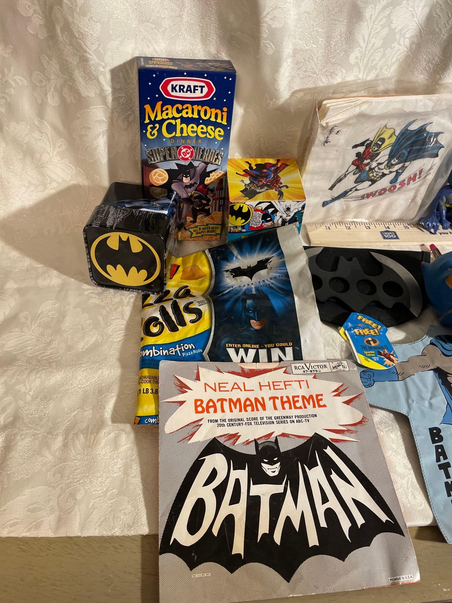 Assorted Batman, Star Wars and Misc Collectibles