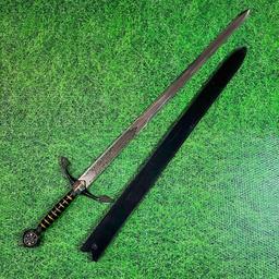 large sword with sheath