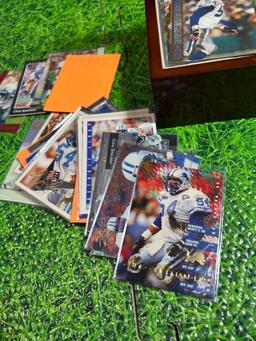 1990s box of ohio state football player cards and box