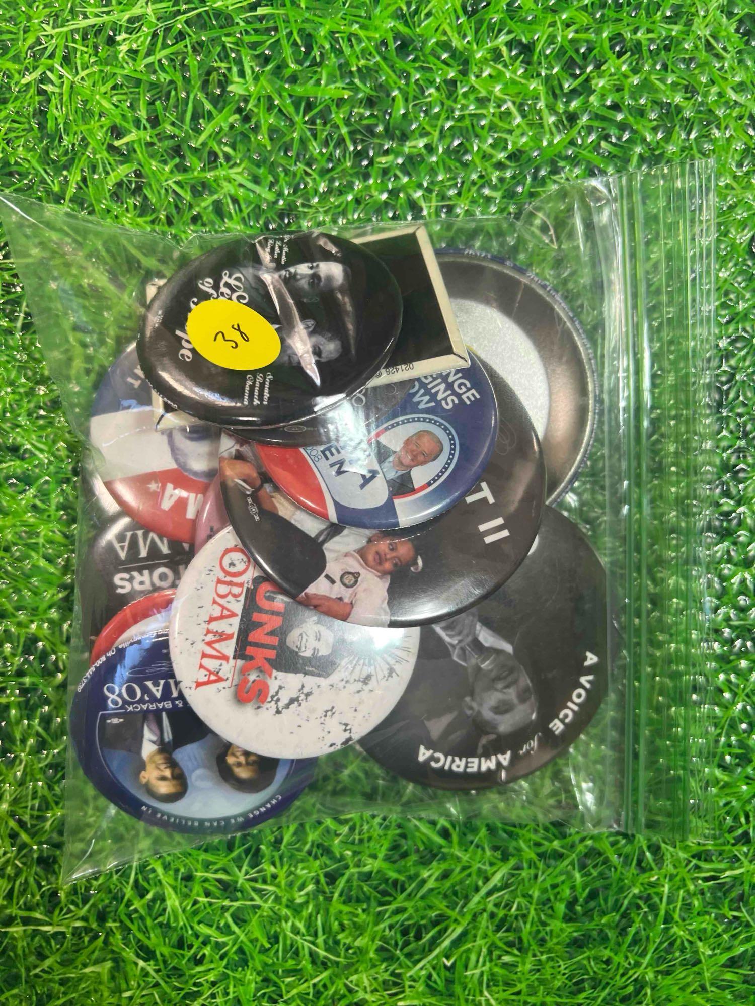 2008 new old stock campaign buttons
