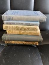Six Antique Books