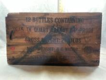 Old Crown Liquor Crate