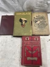 4 Antique Books
