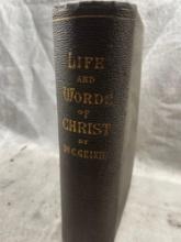 Antique Life and Words of Christ Book