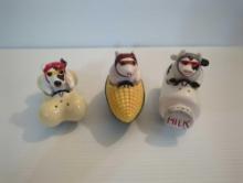 Salt and Pepper Shakers - Set of 3