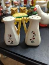 Set of Vintage Ceramic Salt & Pepper Shakers