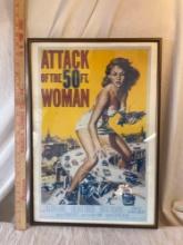 Attack Of The 50 FT. Woman Framed Print