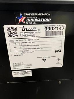 True Refrigerated Display Case - TGM-DC-77-SC-SC-B-W
