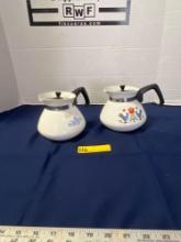 Corning Ware Coffee Pitchers