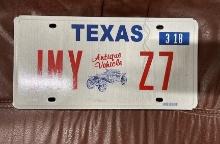 One Lot Of Texas Antique License Plates