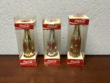 3 1994 Gold & Silver Commemorative Cokes