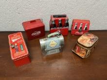 Lot Of Coke Lunch Boxes
