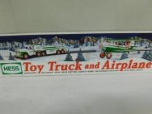 Hess Toy Truck and Airplane, New In Box