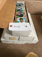LOT OF 6 BOXES OF BASEBALL CARDS