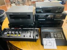 LOT OF ELECTRONICS - VIDEO MIXER, STEREO MIXERS, HIGH SPEED DUBBING, DIGITAL AUDIO CONTROL CENTER