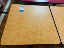 14PC - 36" X 36" DINING TABLES