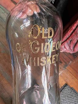 Antique Old Joe Gideon Whisky Bottle