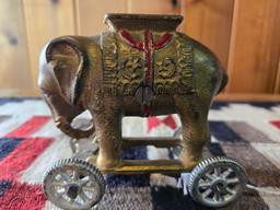 Original Cast Iron Elephant Bank