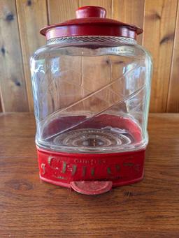 Antique Chicos Peanut Jar