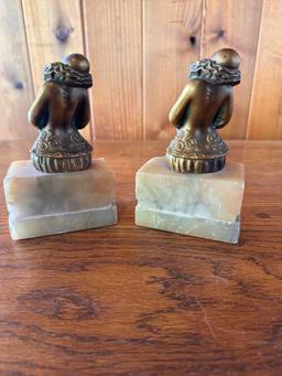 Victorian Era Lady Bookends