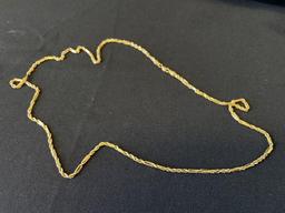 14K Gold Link Chain Necklace