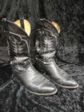 Men's Tony Lama bull hide boots, size 12D