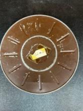 Vintage film reel in metal lidded can