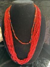 Necklaces, beaded